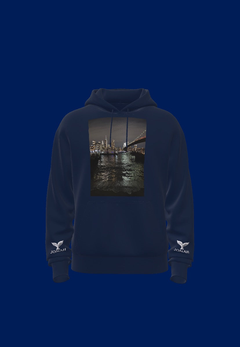 D006) Wings Hoodie (Sink or Swim) [From Brooklyn Bridge Park]